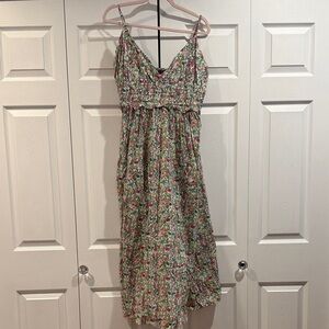J. Crew Liberty of London Floral Midi Dress
